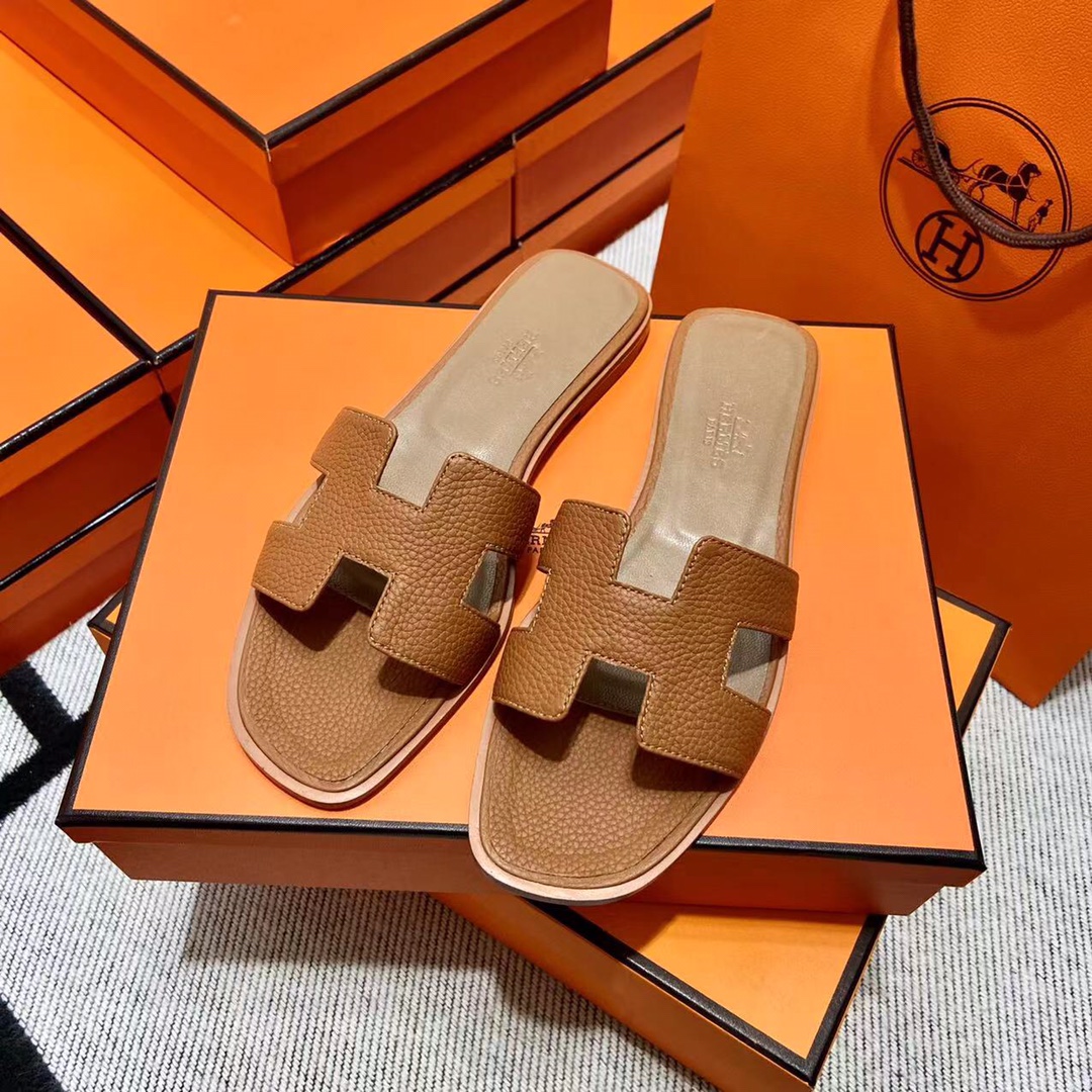 에르메스 올수공 오란 슬리퍼 샌들 토고 39